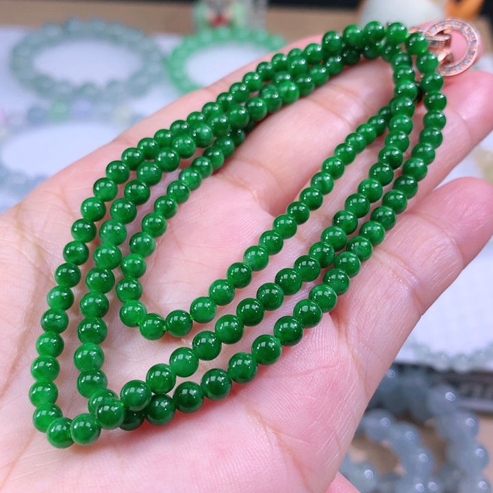 翡翠手链未镶嵌Q翡翠