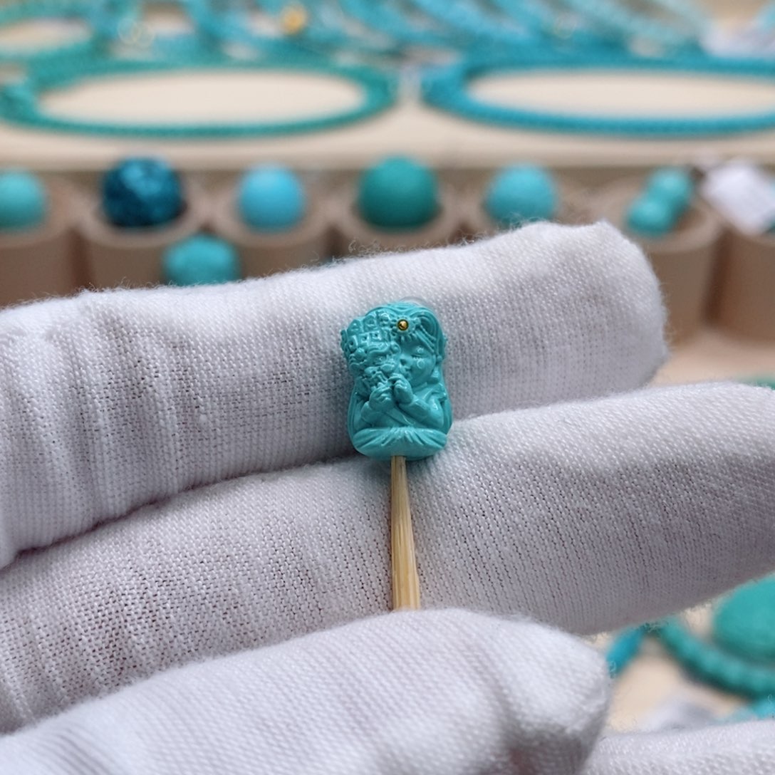 绿松石珠宝奇石未镶嵌