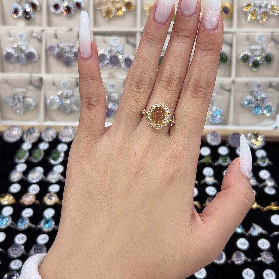 妄***司戒指水晶银S925镶嵌