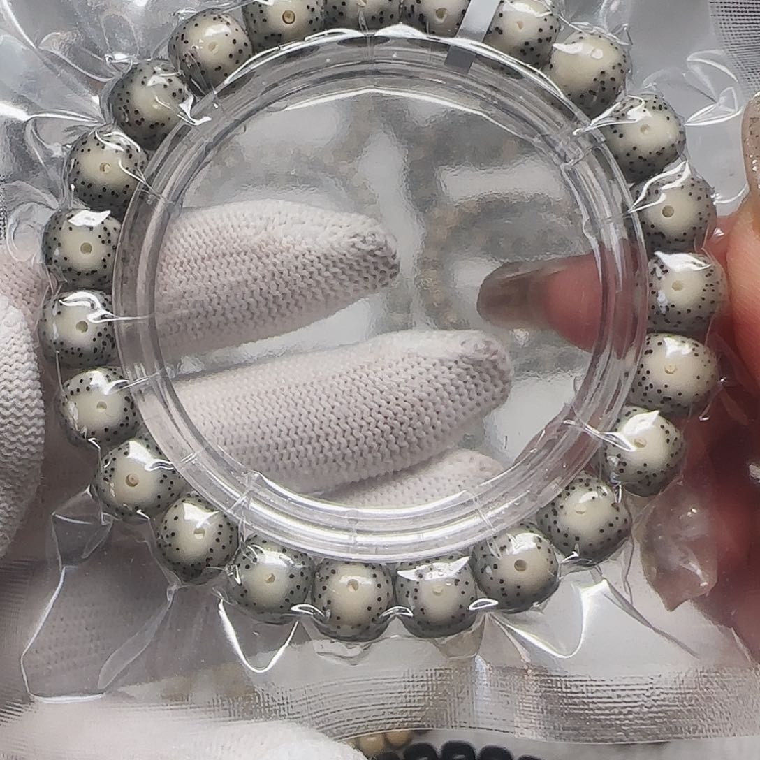 星月菩提手串星月菩提石玉大眼