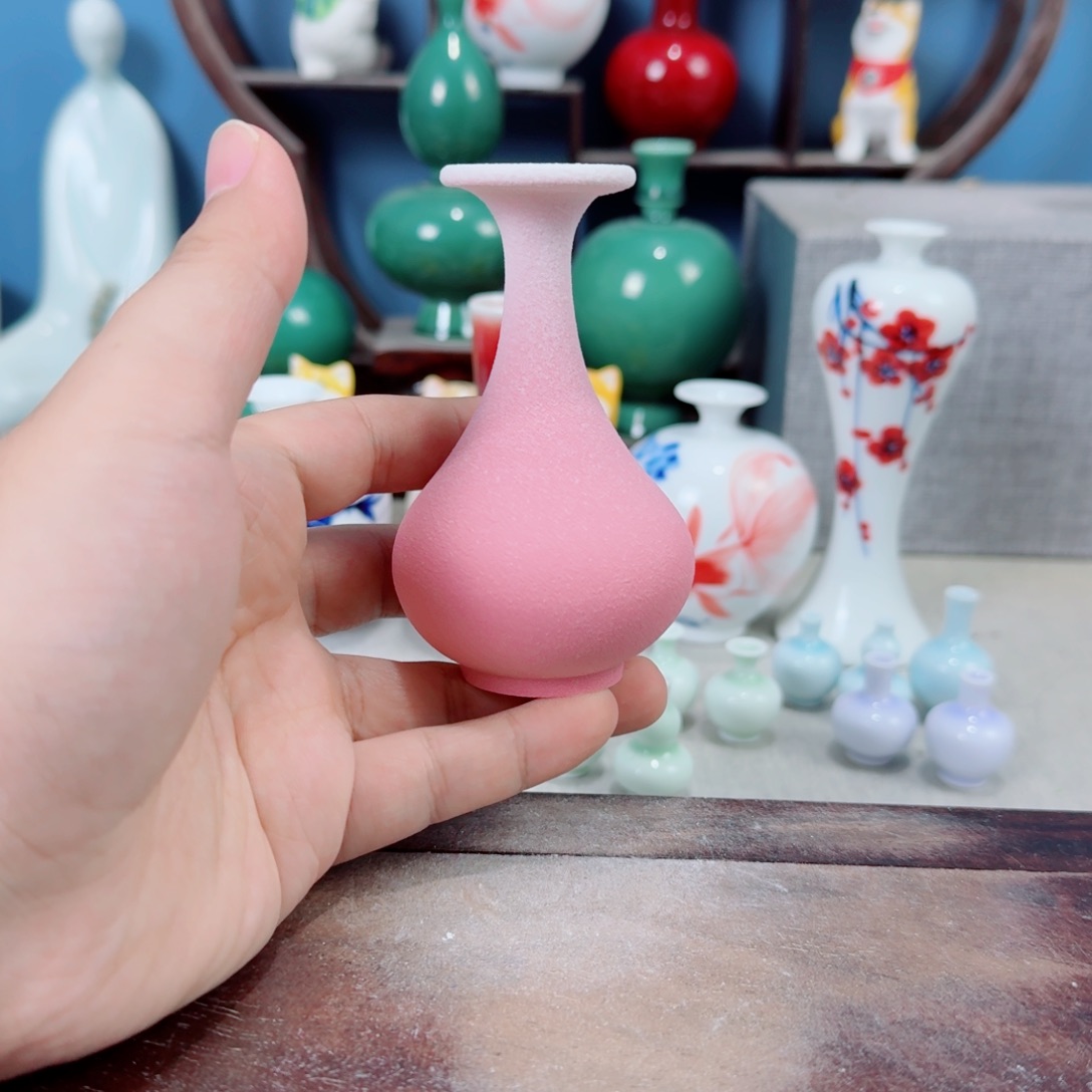 陶瓷手工小花器摆件
