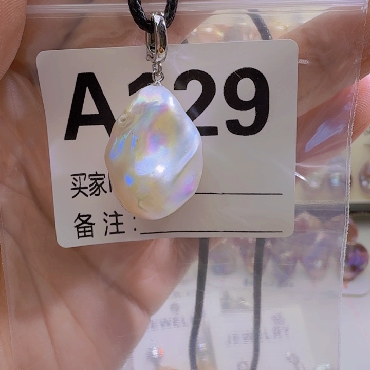 淡水珍珠银S925镶嵌颈饰