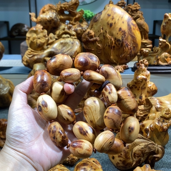 木崖柏工艺品手持串