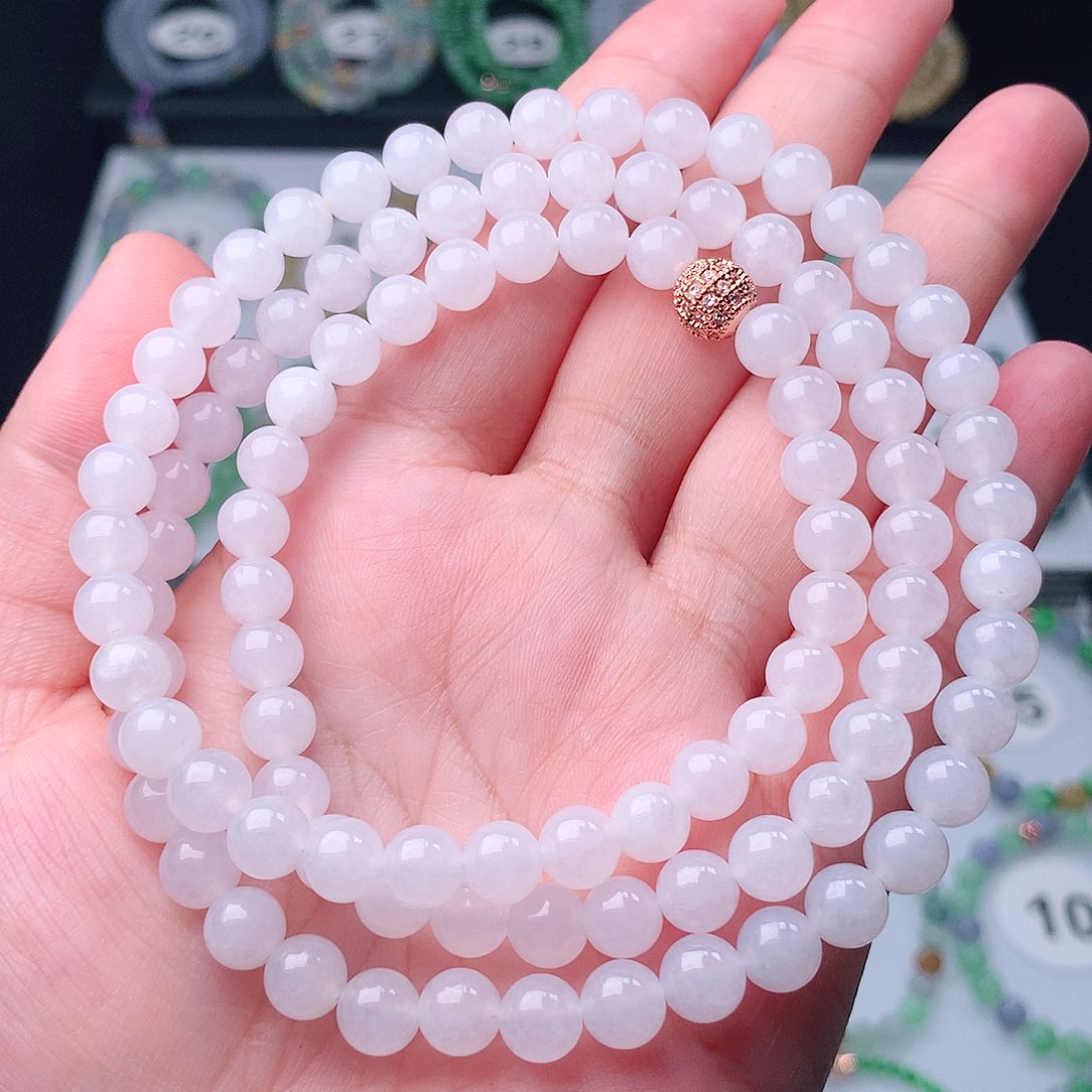 未镶嵌手串翡翠翡翠