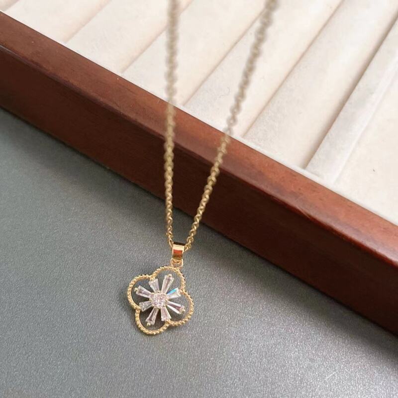 铜合金项链 D326  气质轻奢时尚百搭小众精致优雅ins项链