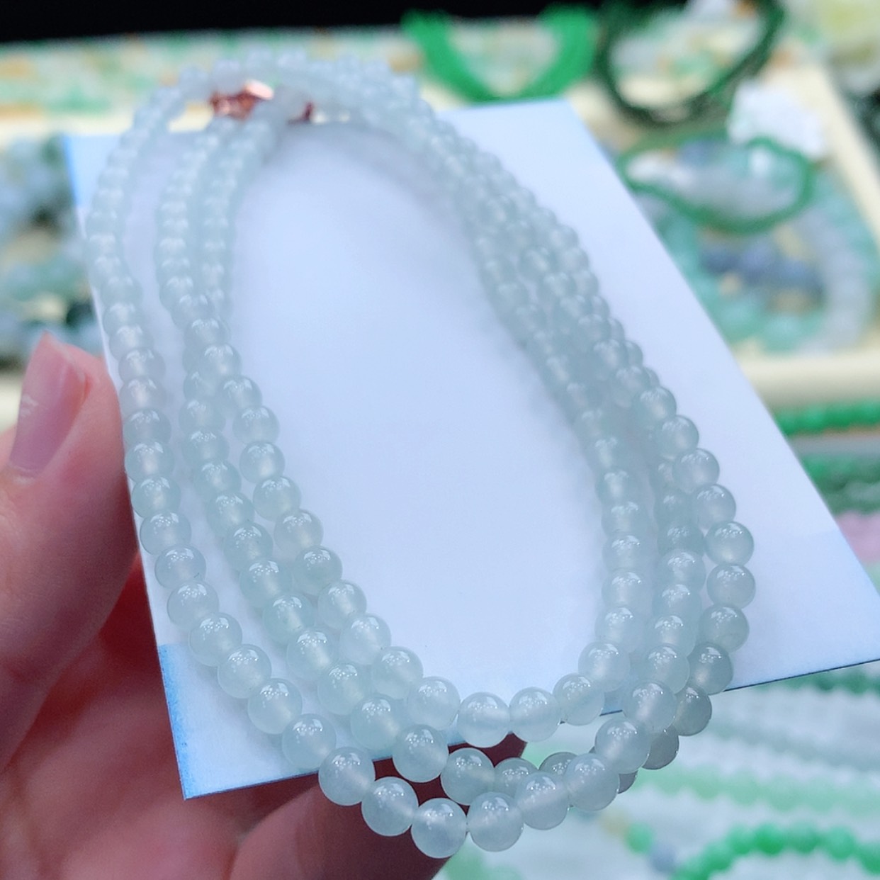 【闪购商品】翡翠项链未镶嵌妙*缅甸天然a货翡翠