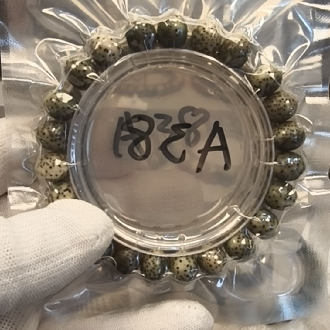 海南星月菩提手串石玉料11*9苹果珠