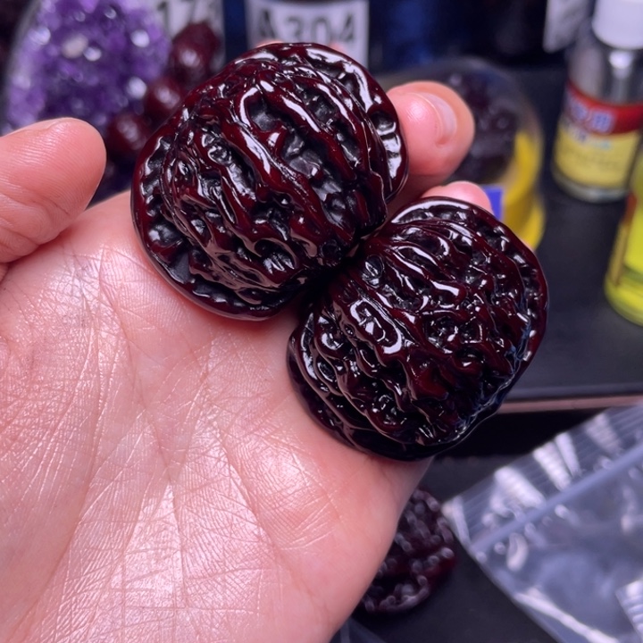 文玩核桃把件四座楼43