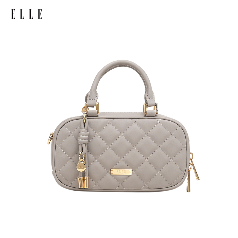 ELLE【618限时好物】明星版菱格经典手拎包轻奢同款中包斜挎包46987