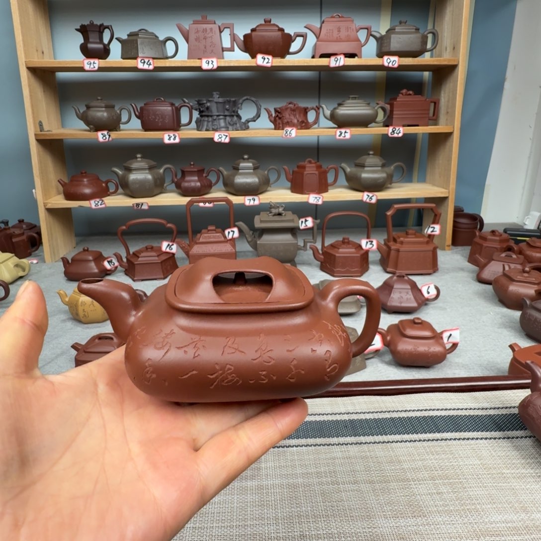 永***远茶壶底槽青全手工制作