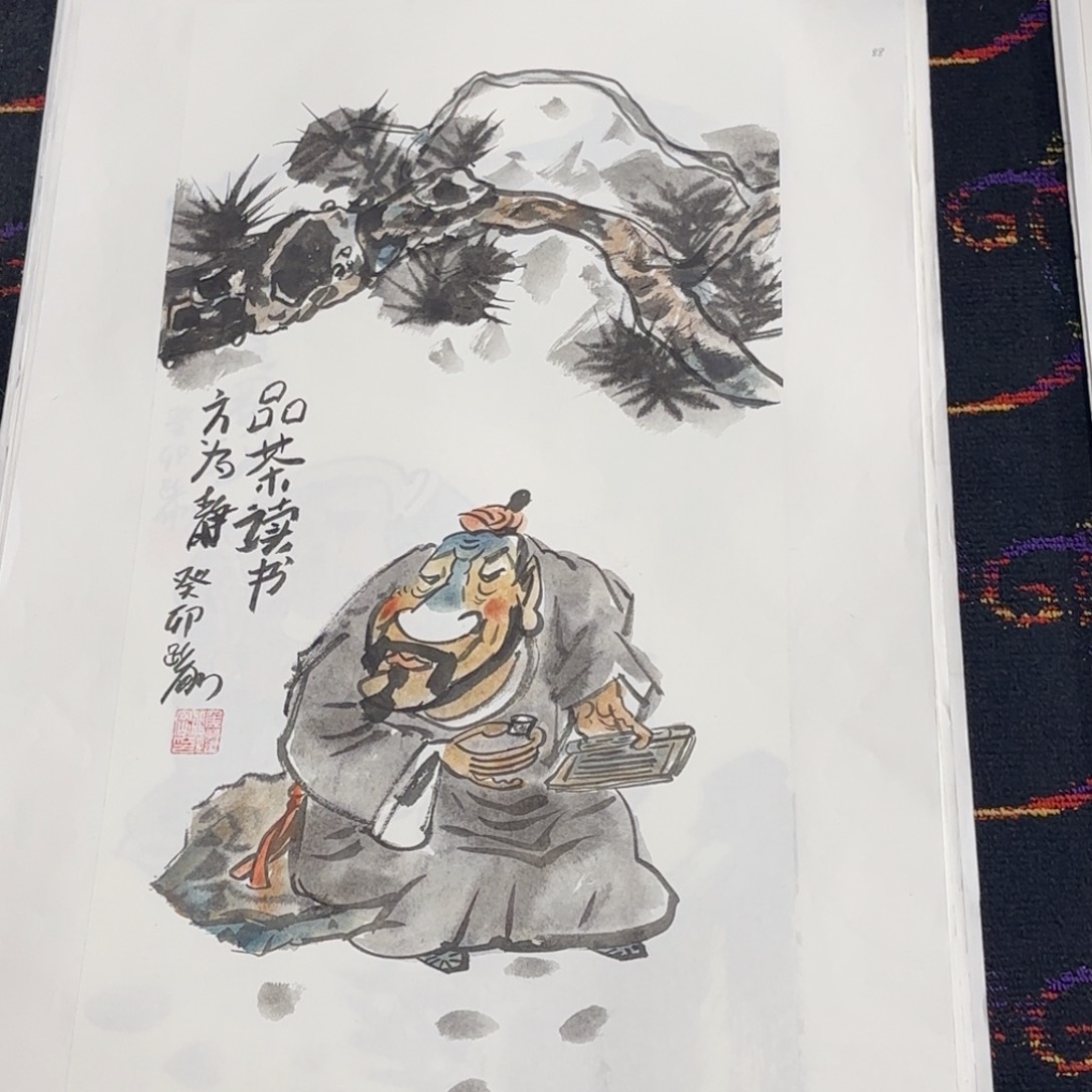 国画国画作品侯耀刚老师作品刘