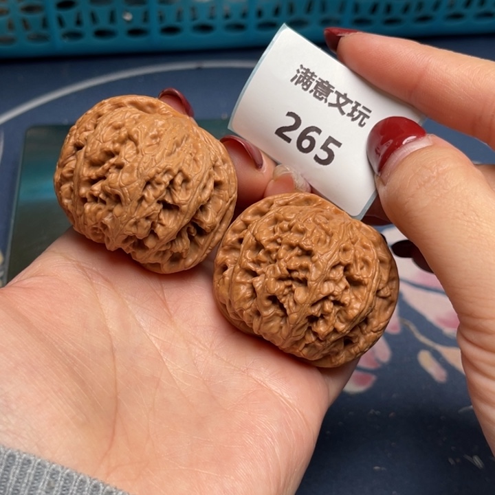 文玩核桃把件粗筋43.265