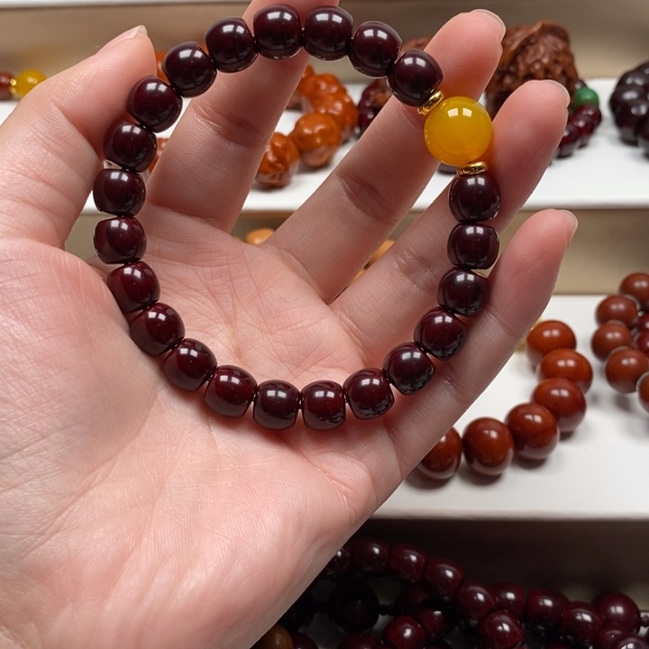 核桃手串/手链李****猴头雕刻