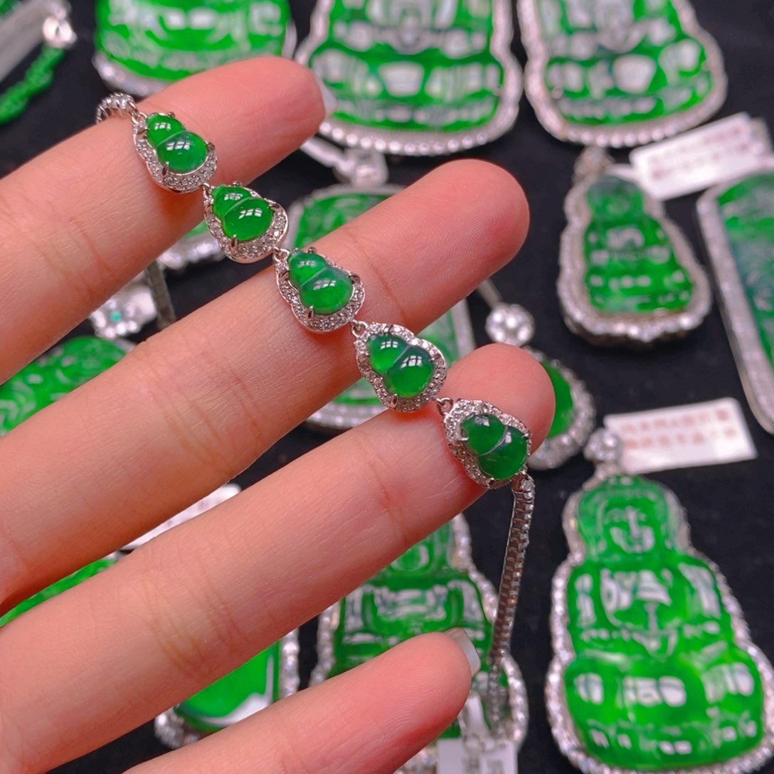 翡翠手链未镶嵌888888888