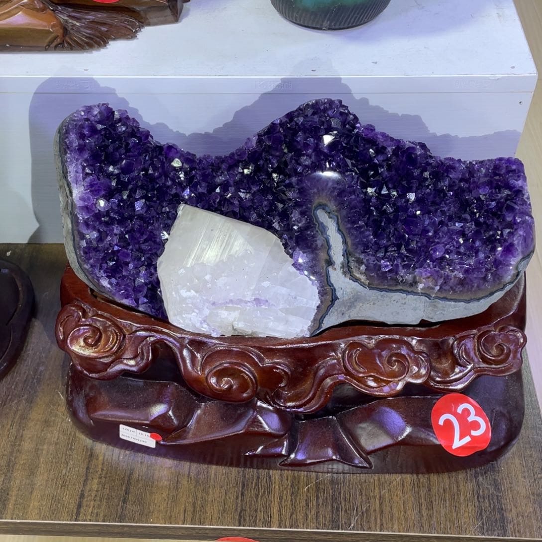 未镶嵌大型摆件（非配饰）紫晶