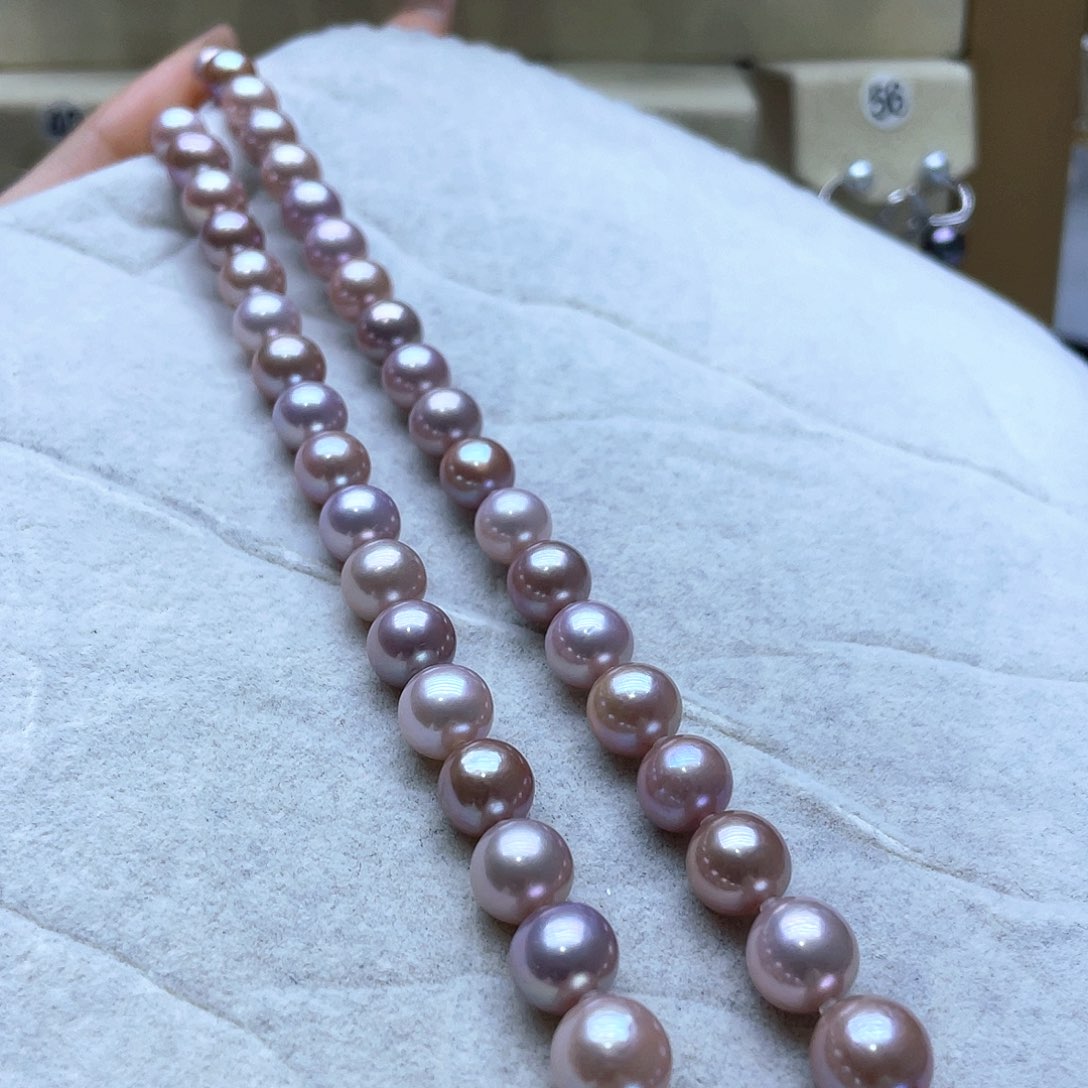 淡水珍珠颈饰银S925镶嵌