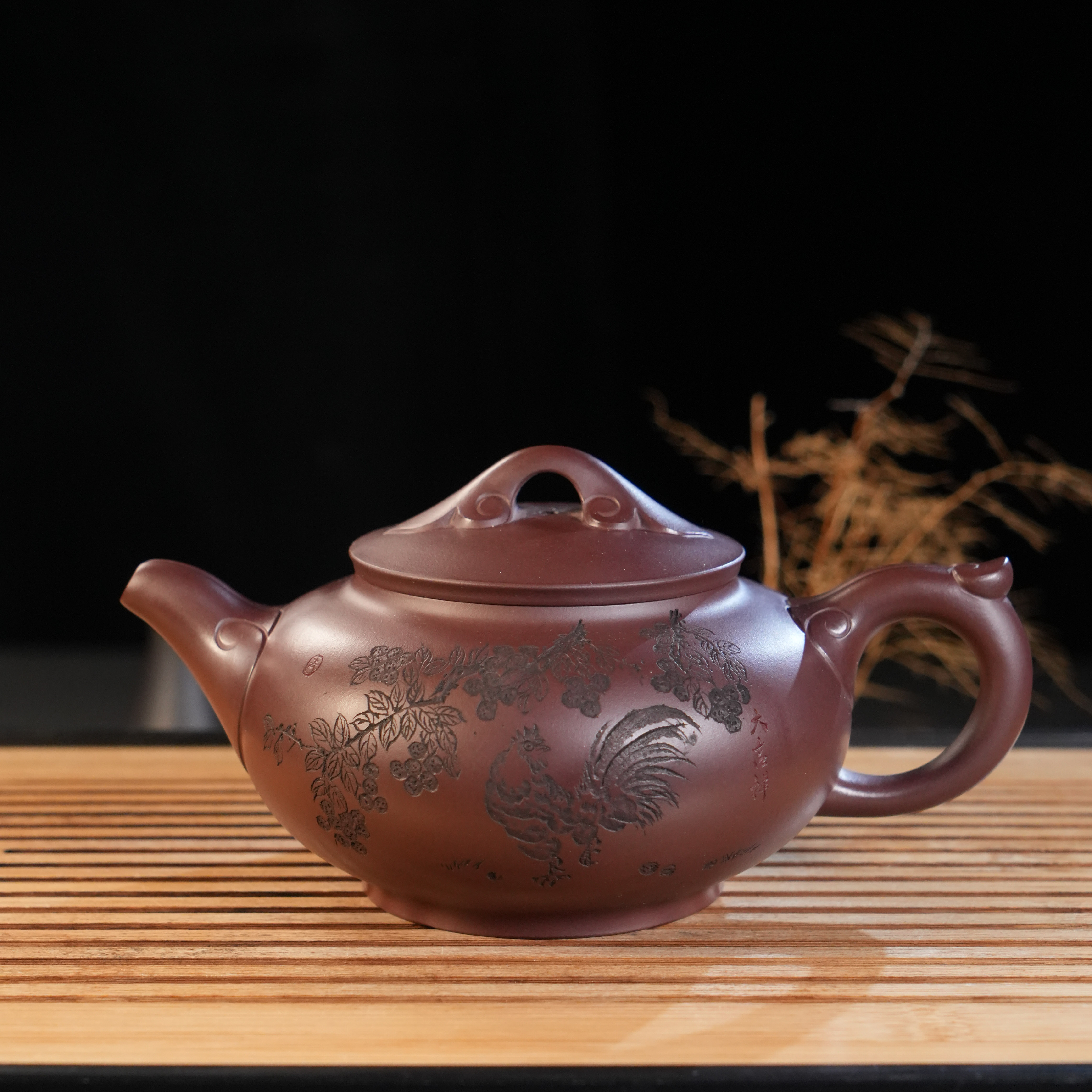 Z-DJB-21   戴静波  宜兴手工紫砂  如意清趣