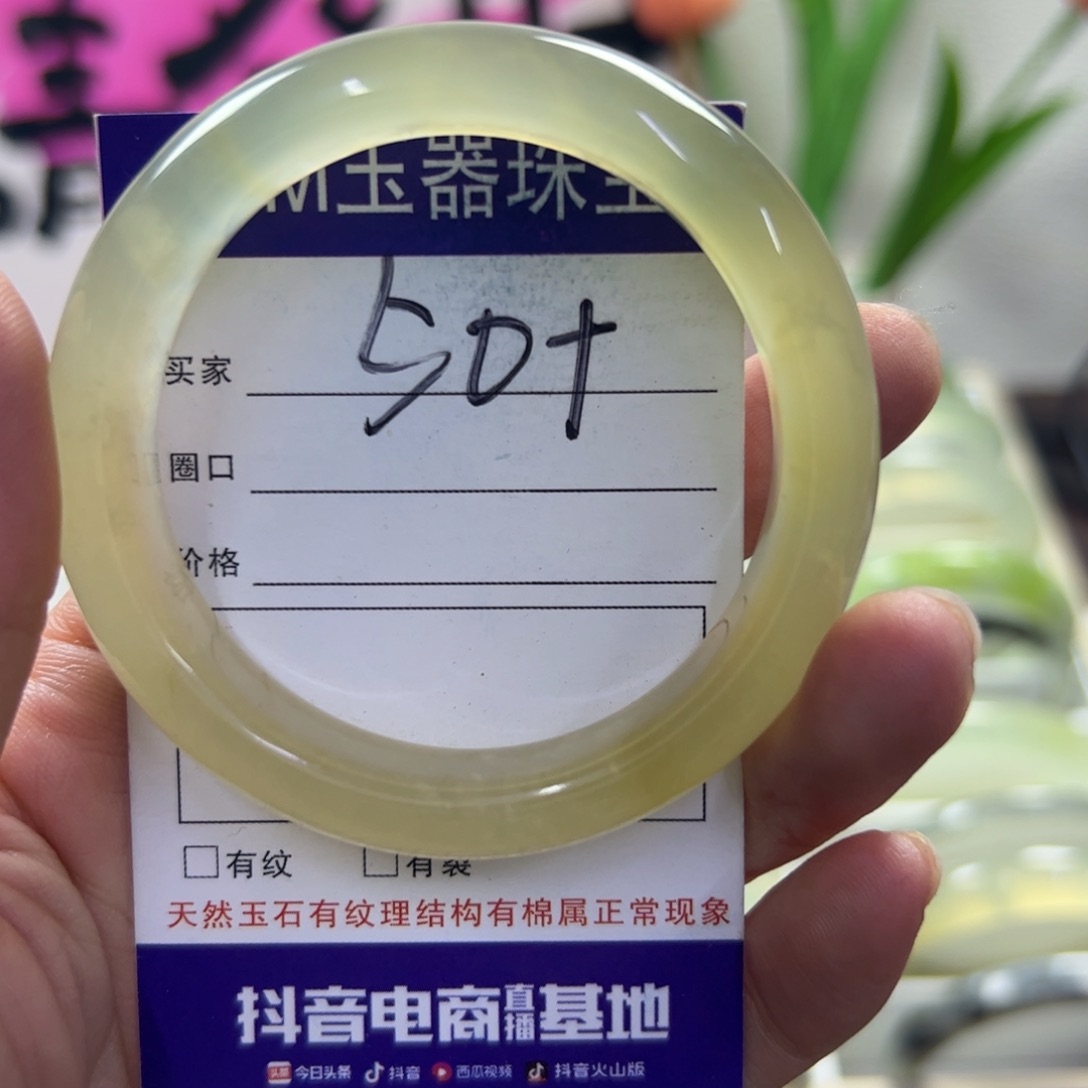 蛇纹石玉未镶嵌手镯496