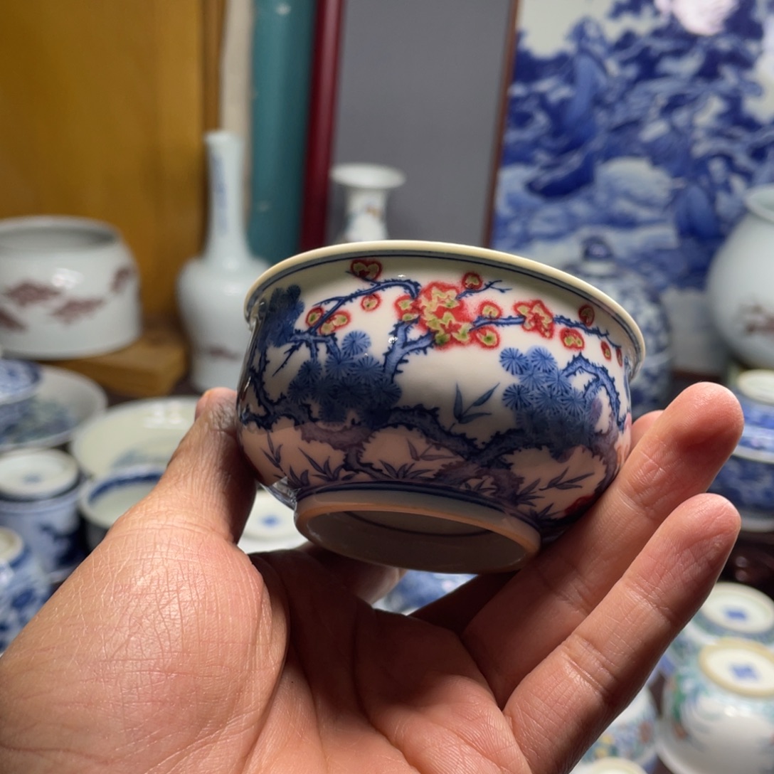 很***.陶摆件景德镇陶瓷现代手工陶瓷茶具