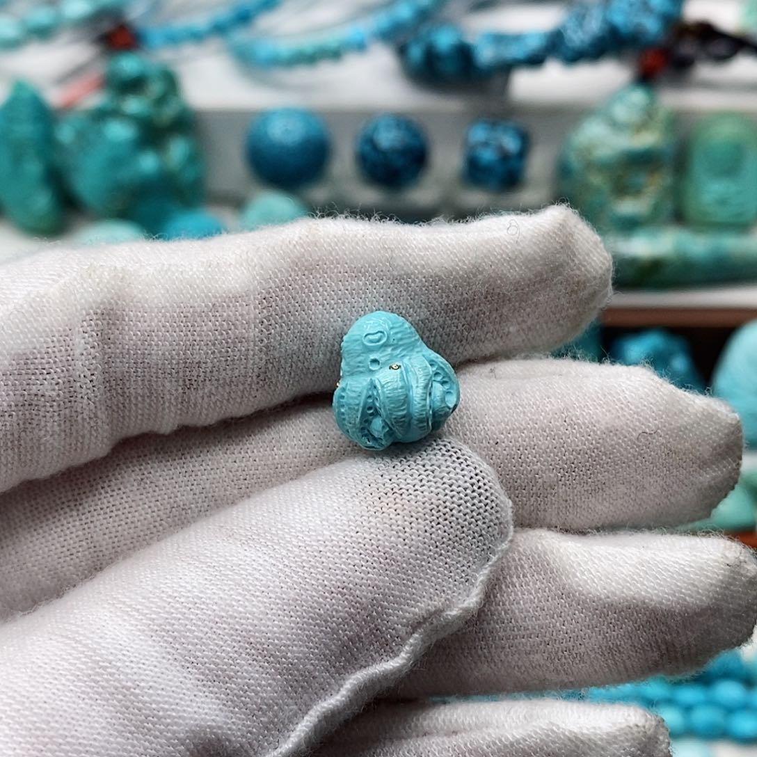 绿松石珠宝奇石未镶嵌