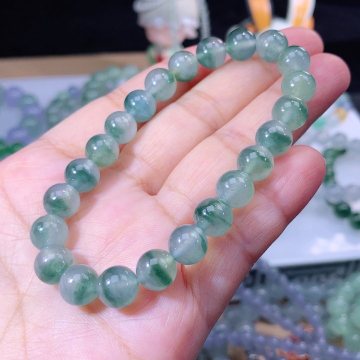 翡翠手链未镶嵌翡翠卡8.3