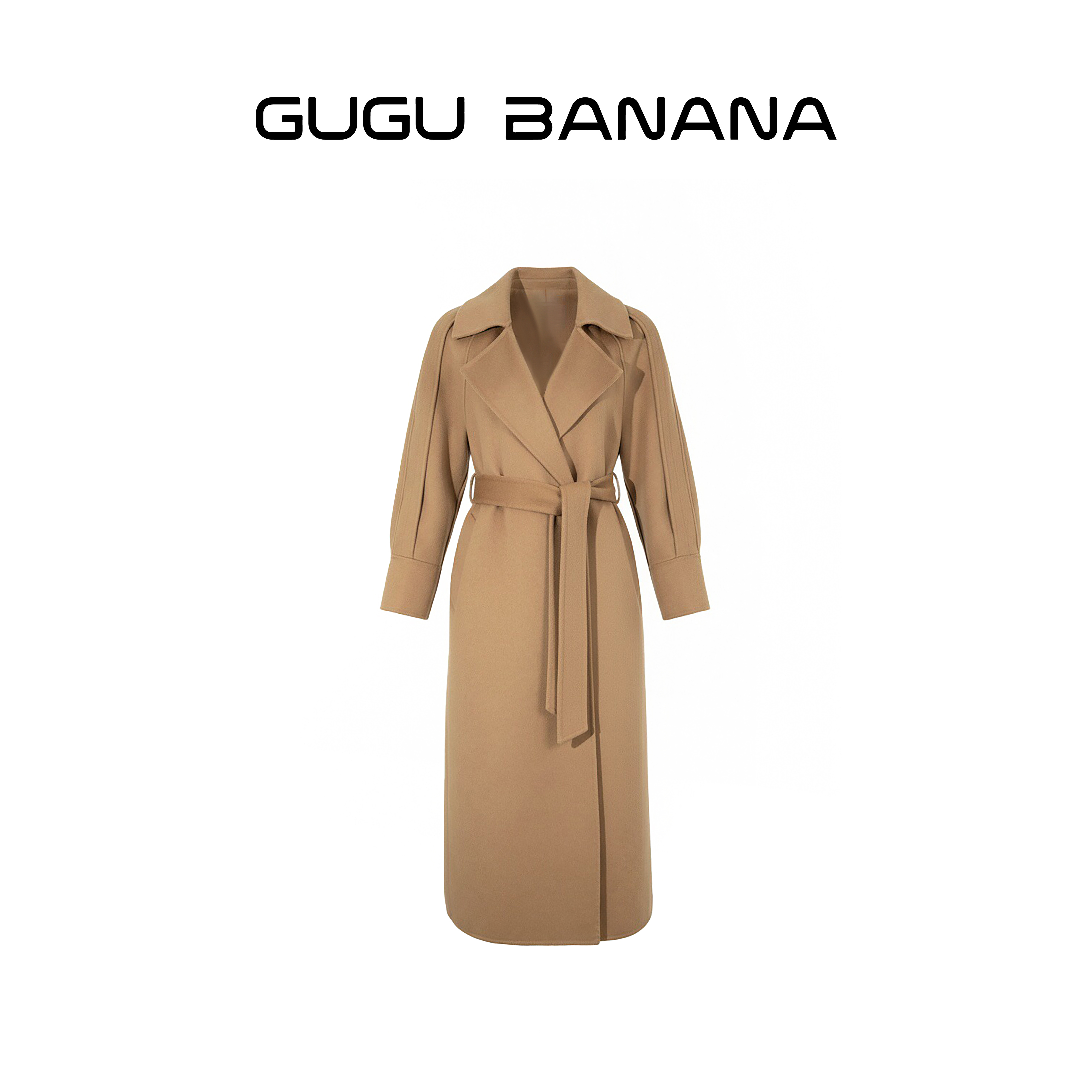 2025冬女士绵羊毛大衣腰带毛呢大衣DC2567