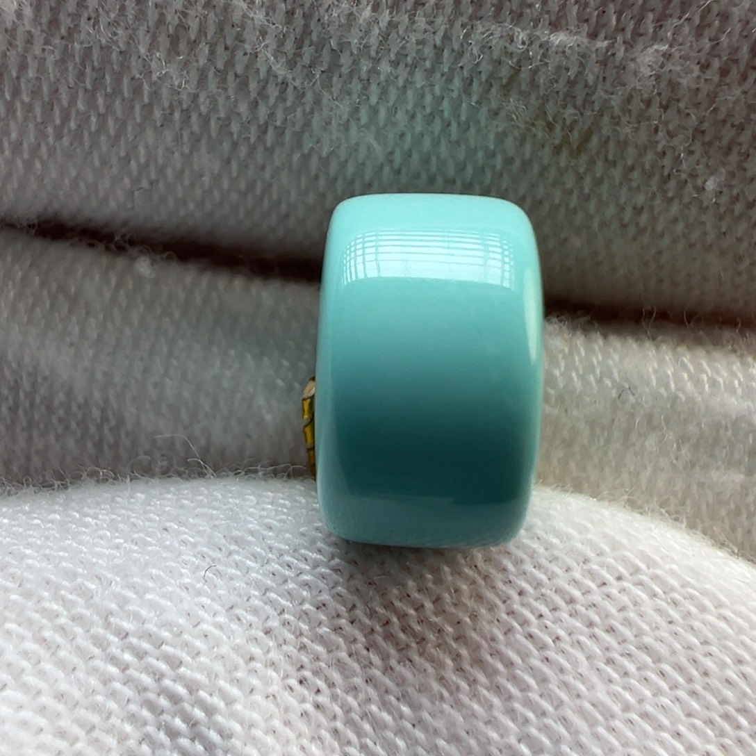 绿松石未镶嵌配饰9.2×5.5