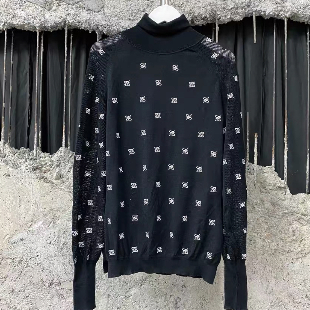 99新 FENDI/芬迪 满印印花针织衫/44码/A05532