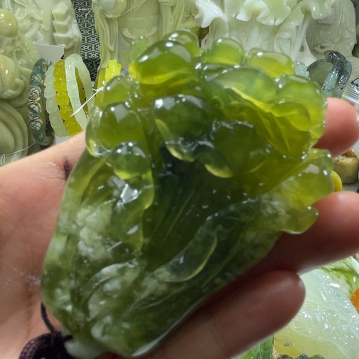 岫玉未镶嵌手把手把