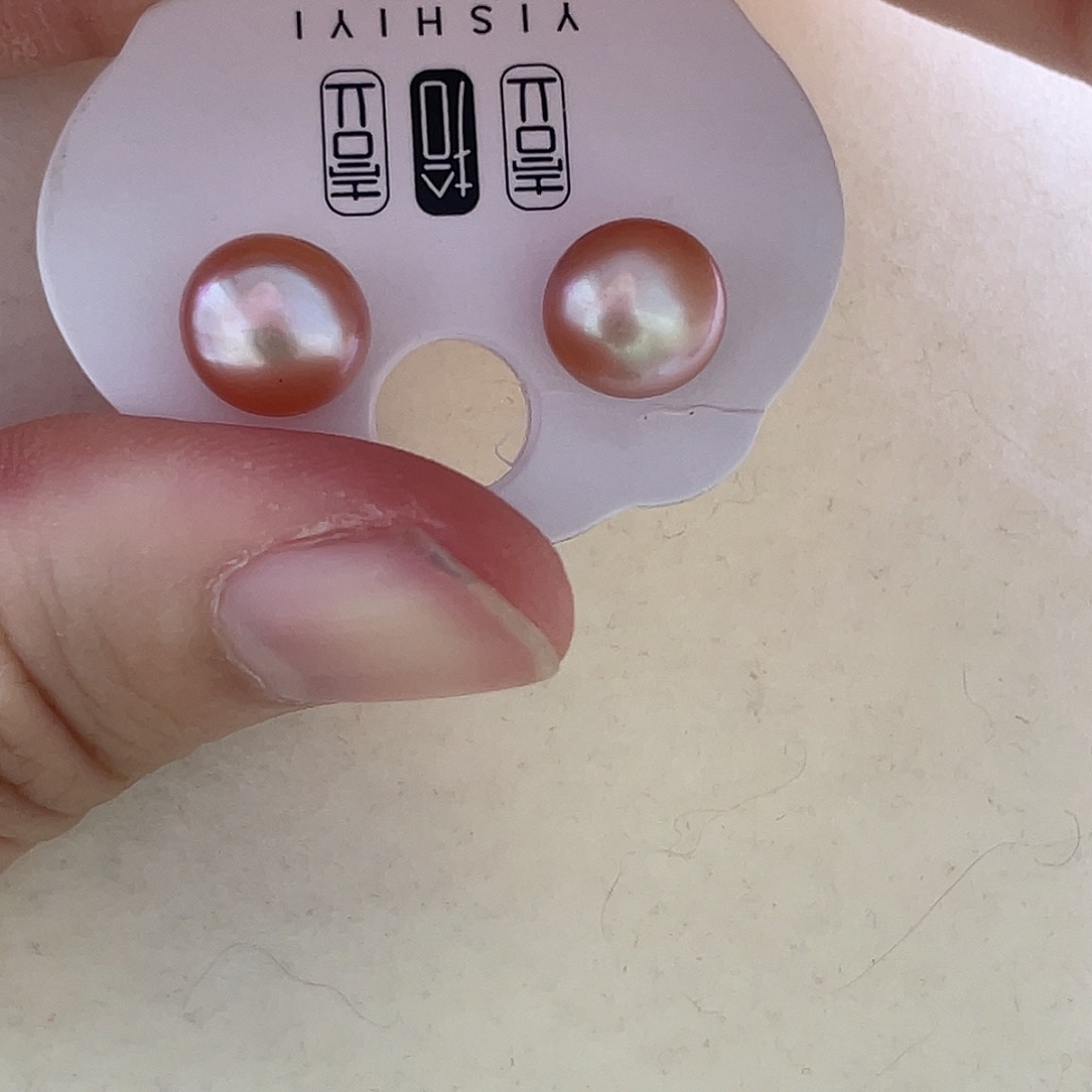 淡水珍珠耳饰未镶嵌