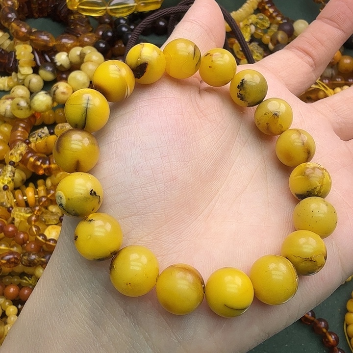 琥珀未镶嵌珠宝奇石