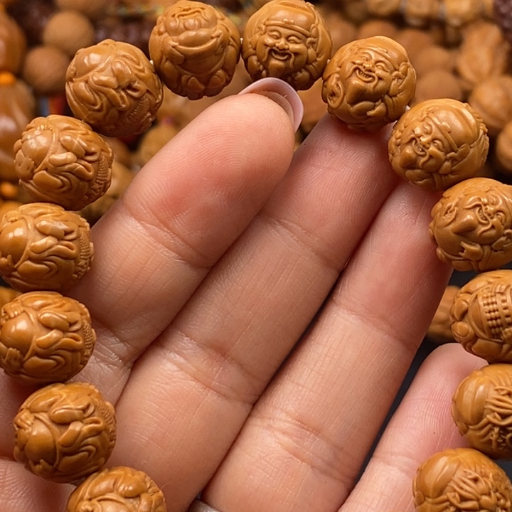 猴头核桃吊坠猴头虎