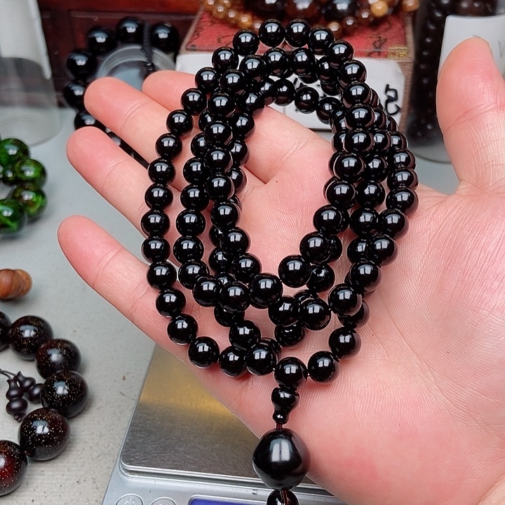 松木（琥珀木）手串/手链雷击08108