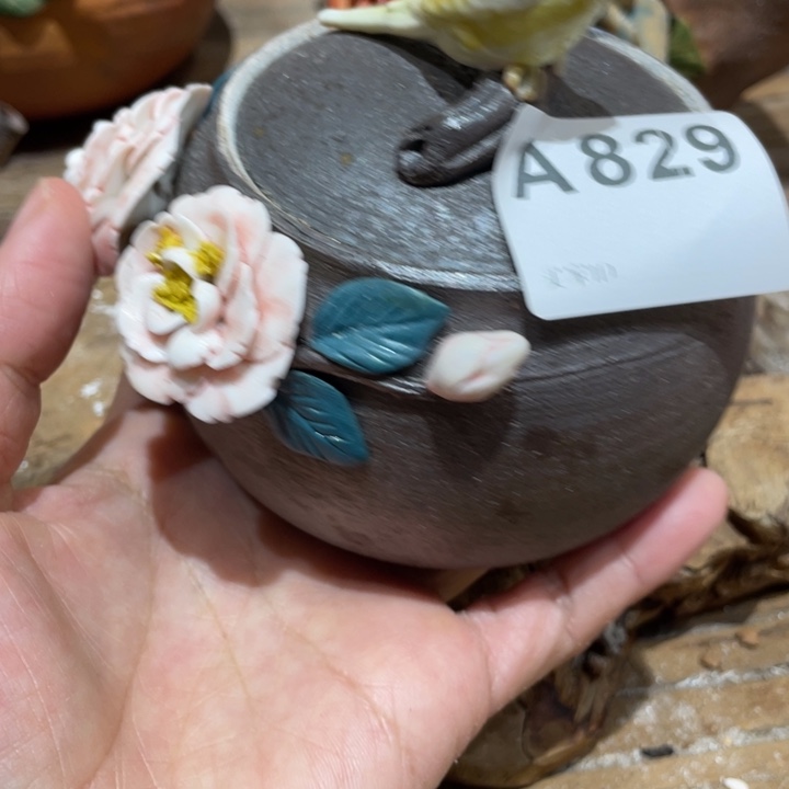 J***。手工制作陶瓷茶具茶杯青蛙