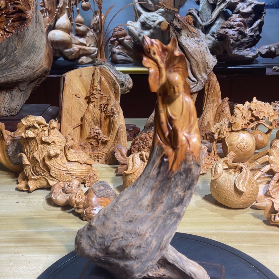 柏木太行崖柏工艺品