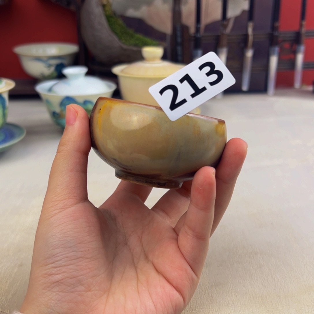 杯子纯手工柴烧主人杯