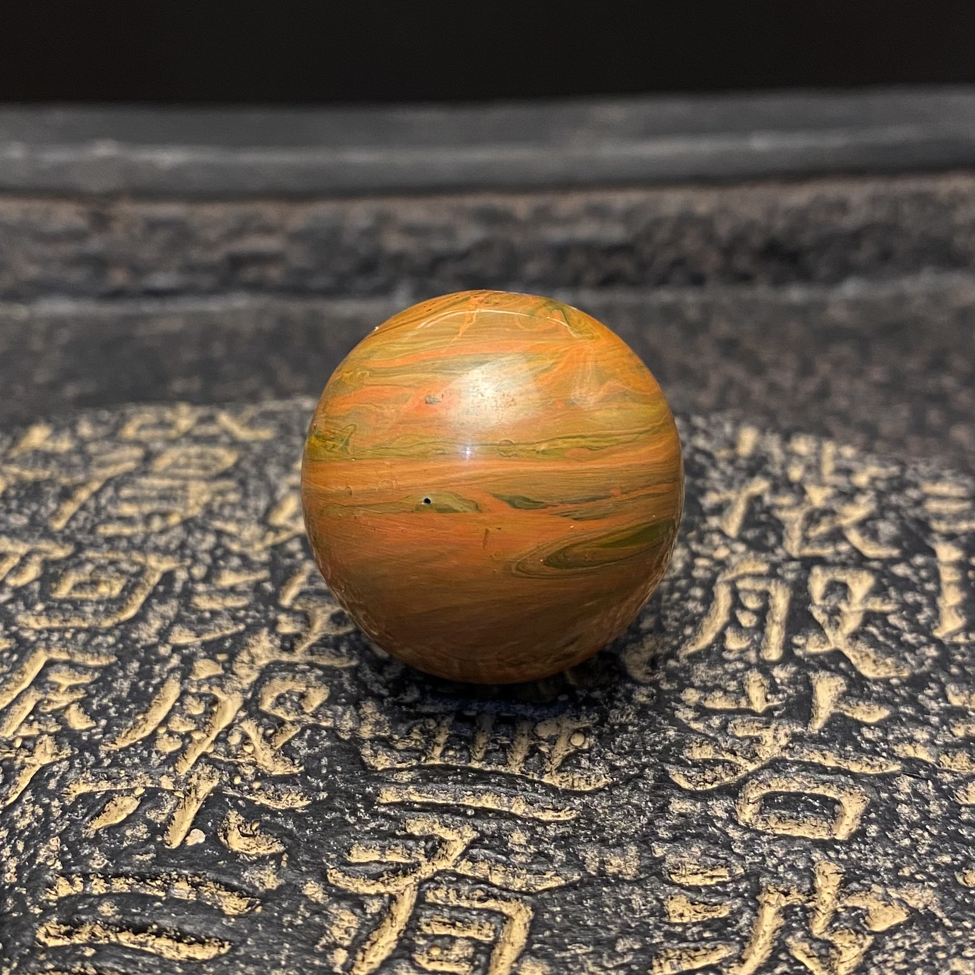 2.5CM大漆珠子 飘漆星球款 非遗传承文化