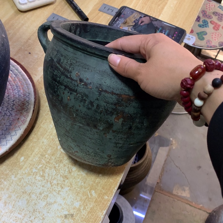 【闪购商品】粗糙盆默认打孔高17口19