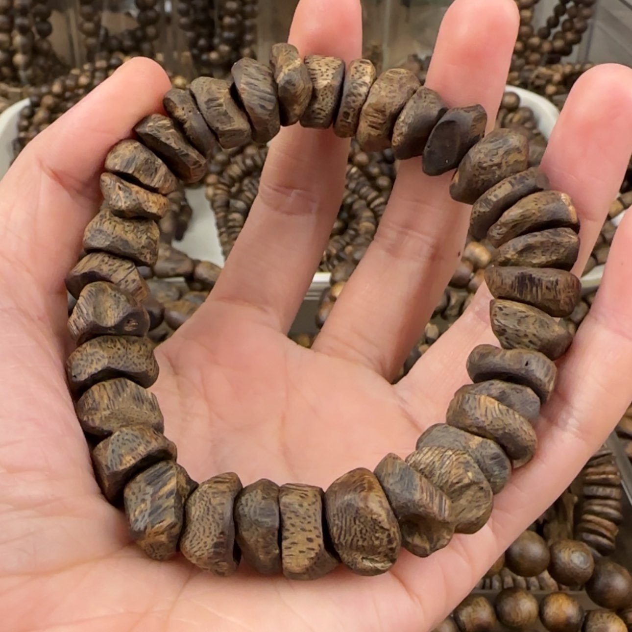 【闪购商品】沉香手串太*奇楠手串18.5克