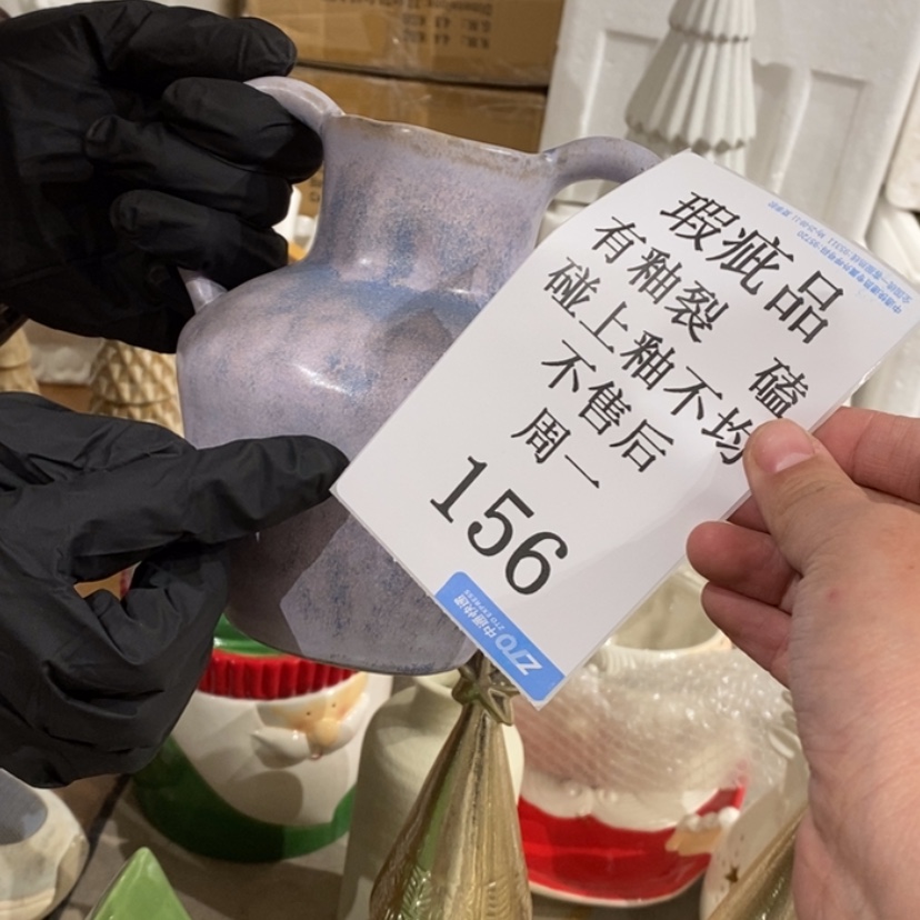 【闪购商品】摆件?**兔陶瓷摆件瑕疵特卖