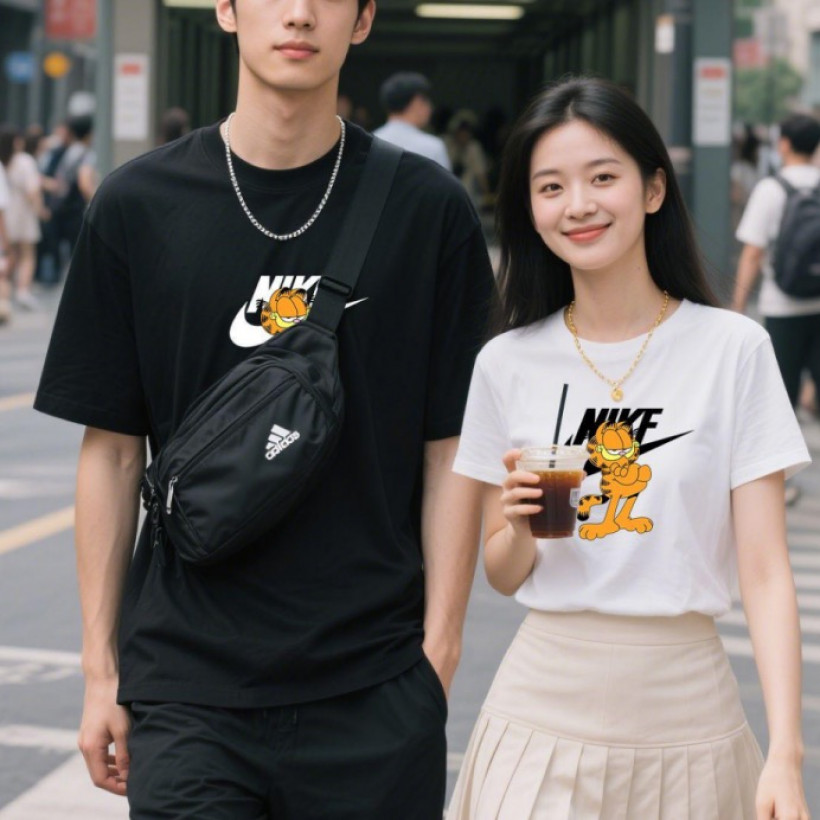 【一折粉丝福利】潮牌男女同款圆领百搭T恤