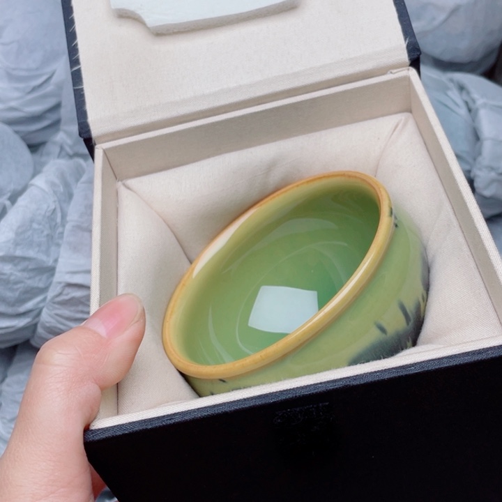茶盏建窑建盏主人杯山水将军