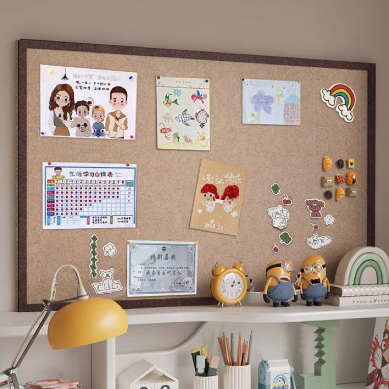 定制毛毡板墙贴免打孔照片墙背景板客厅照片展示墙幼儿园留言板
