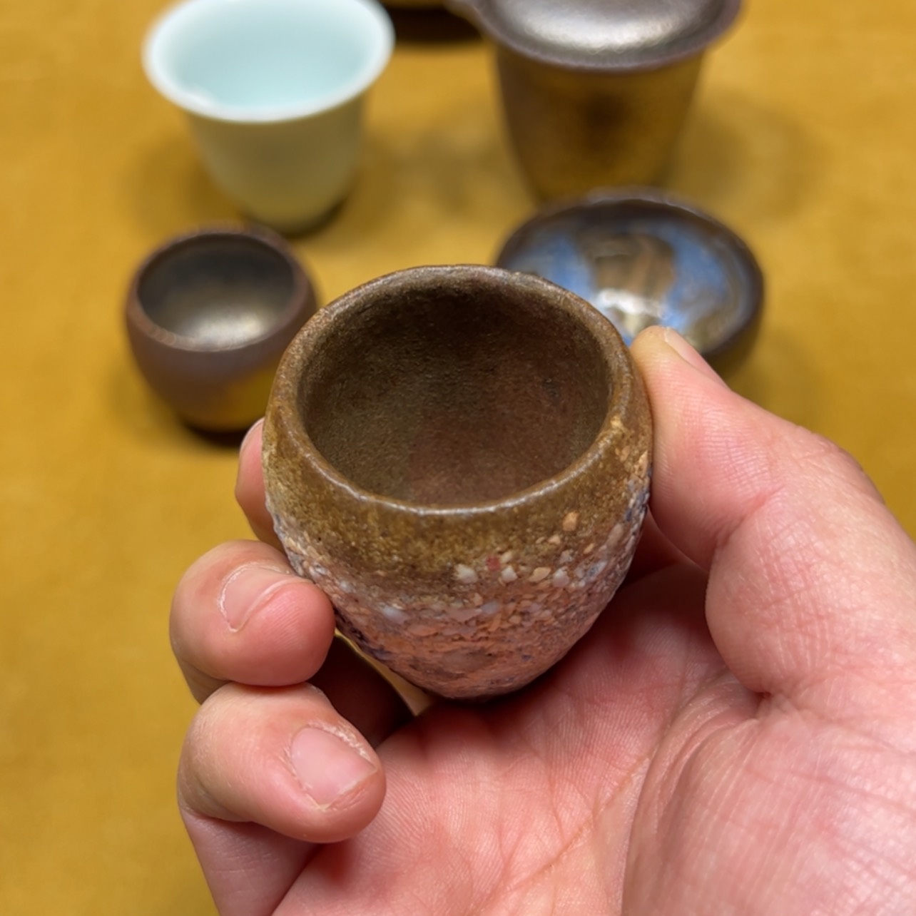 【闪购商品】杯童**人台湾岩矿闻香杯