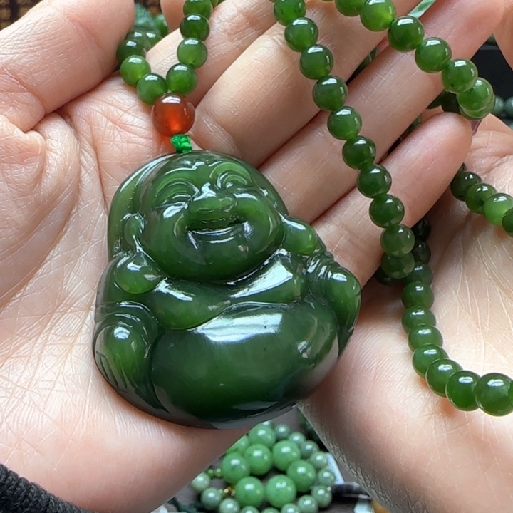 和田玉（碧玉）吊坠未镶嵌