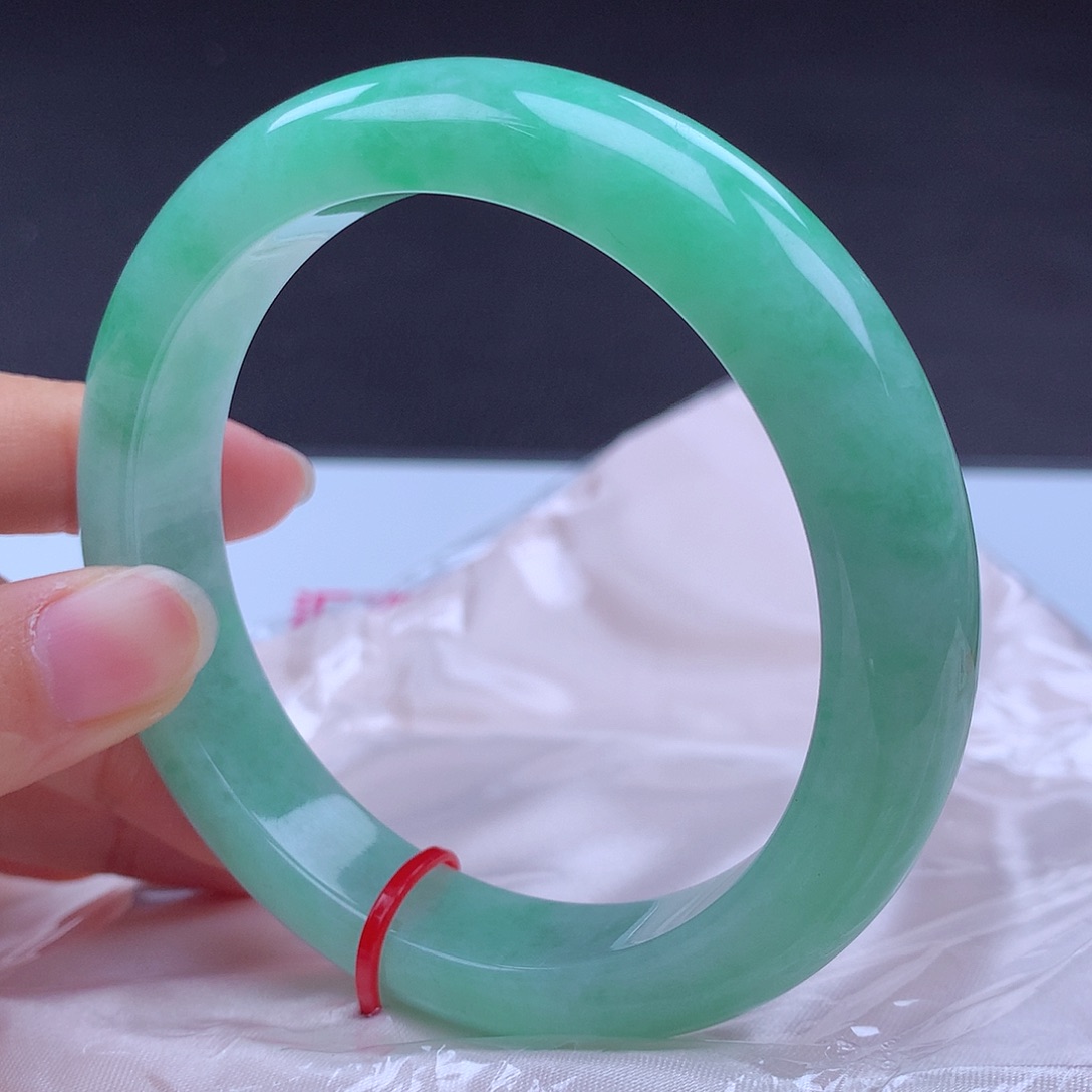 未镶嵌手镯翡翠60.7圈002038