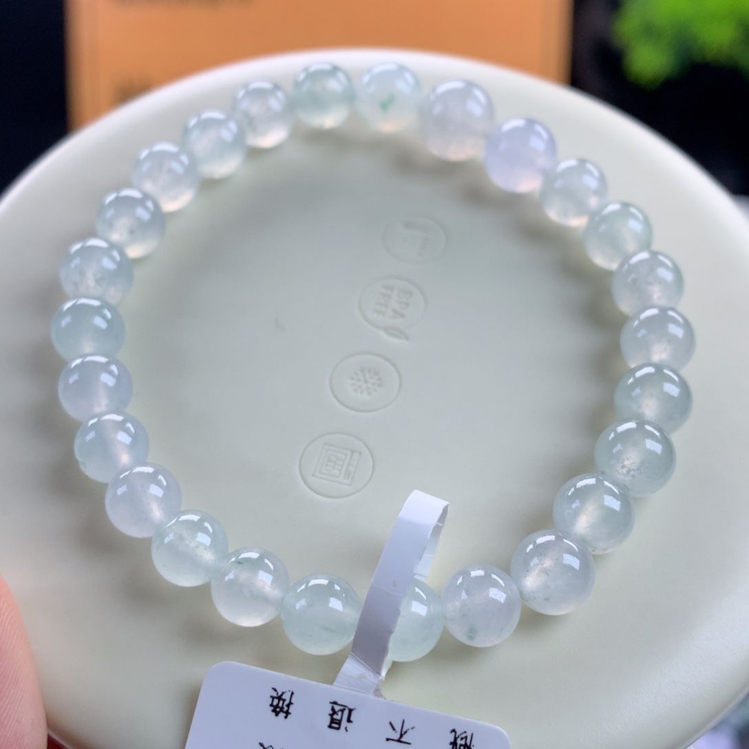 翡翠未镶嵌手链卡6.5～8.5