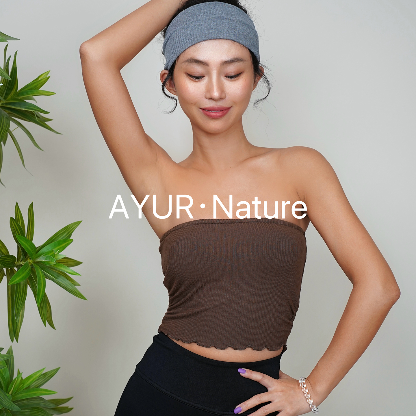 四季裸感薄棉带防滑条修身美背爆款天然乳胶胸垫瑜伽运动防滑抹胸