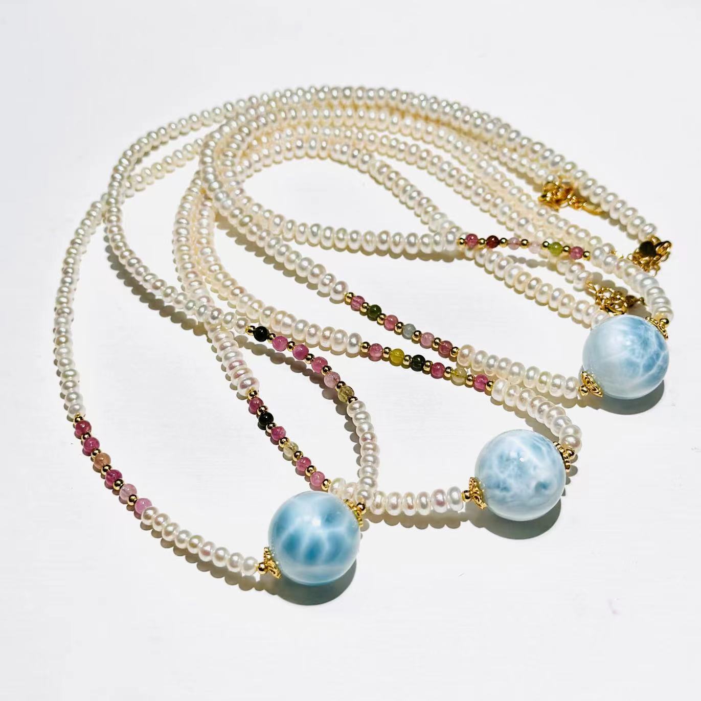 【ZY】海纹石单珠DIY项链（多样性发其一）