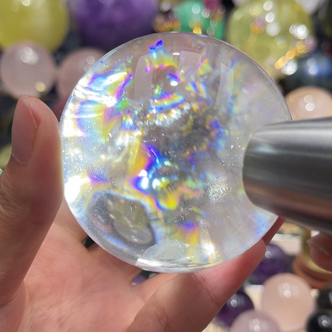 水晶珠宝半成品未镶嵌J****1微瑕6.6